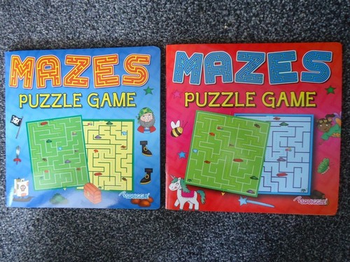 Mazes puzzle game book girls - game,