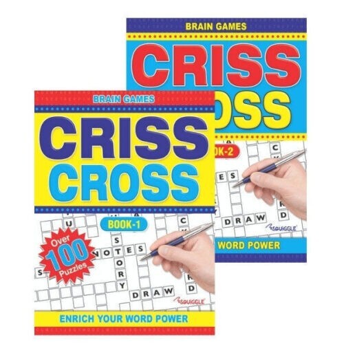 Crisscross puzzle books - 2,