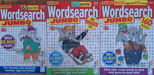 Family wordsearch jumbo - x,