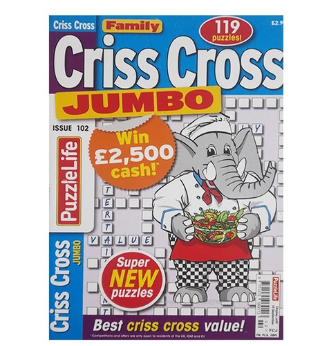 Jumbo crisscross puzzle - crisscross,