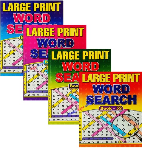 Large print word search - print,