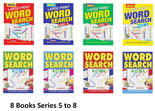 Large print word - large, search