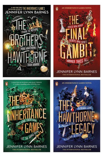 Inheritance games book set - games, 4